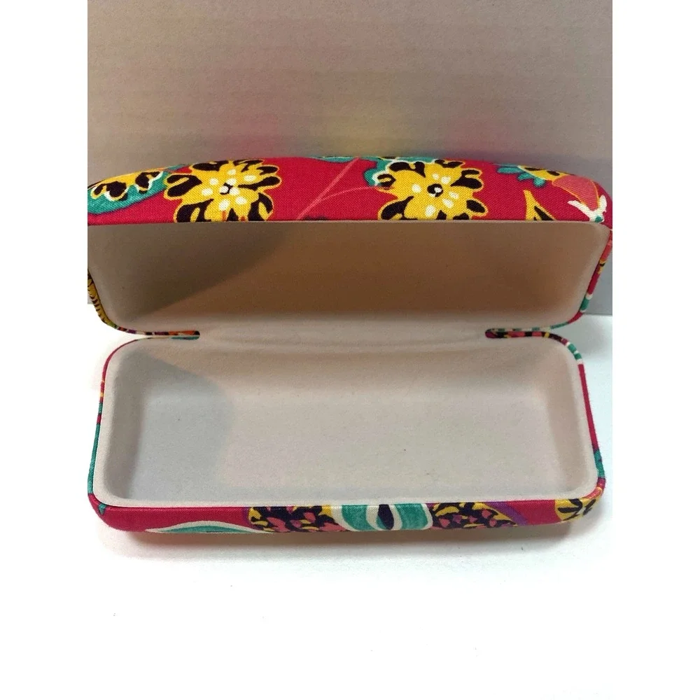 Vera‎ Bradley Rumba Clamshell Hard Case Eyeglasses Sunglasses Hinge Close Floral